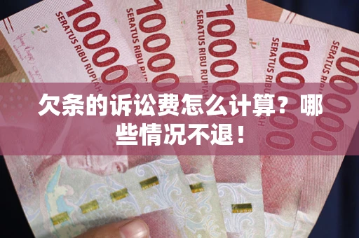 北京欠条的诉讼费怎么计算?哪些情况不退! 北京欠条的诉讼费怎么计算?哪些情况不退!