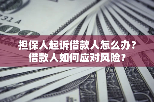 北京担保人起诉借款人怎么办？借款人如何应对风险？